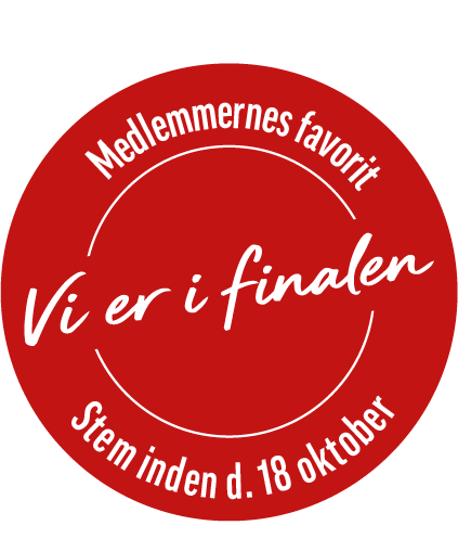 Vi er i finalen som coops medlemmernes favorit - stem på os